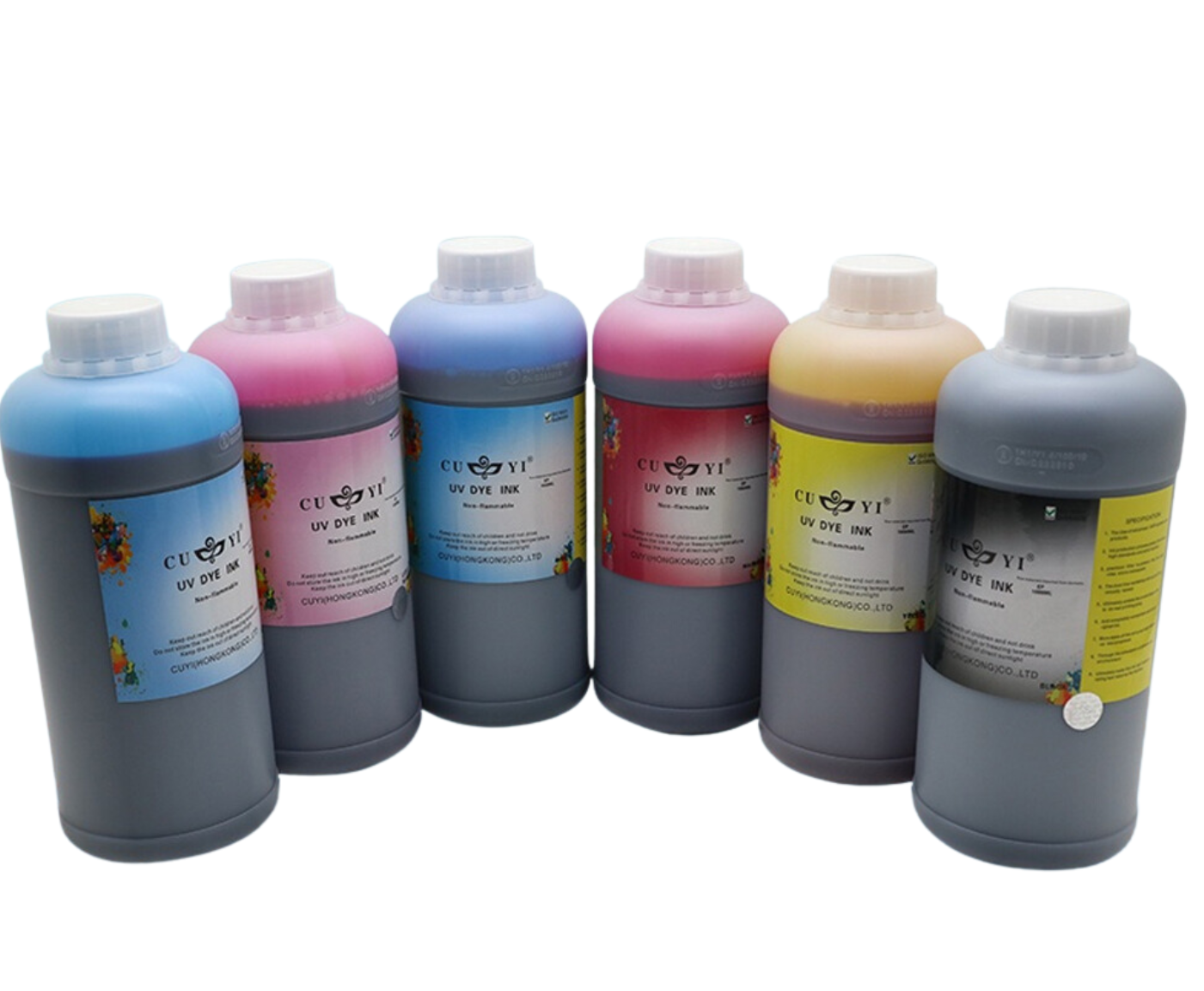 CUYI Dye Ink 1L CMYK LM LC Comcard