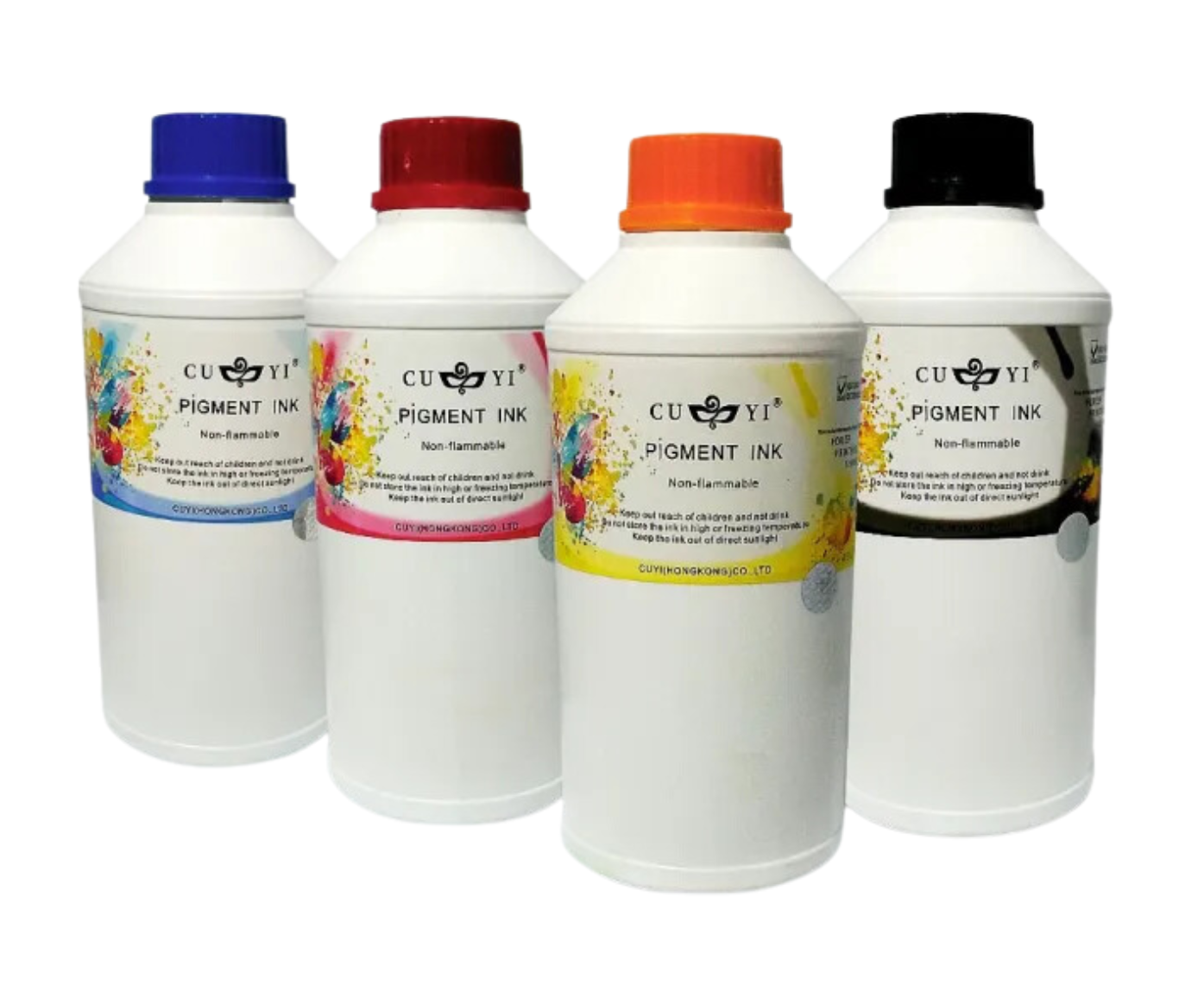 Cuyi Pigment Ink For Inkjet Modified Printer Ml Cmyk Comcard