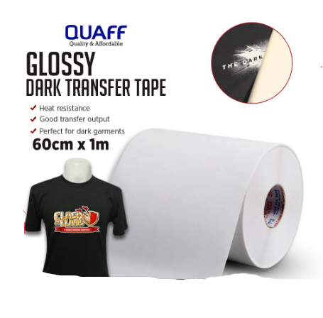 (60cm x 1Meter) QUAFF Heat Transfer Tape For Dark Transfer Paper ...