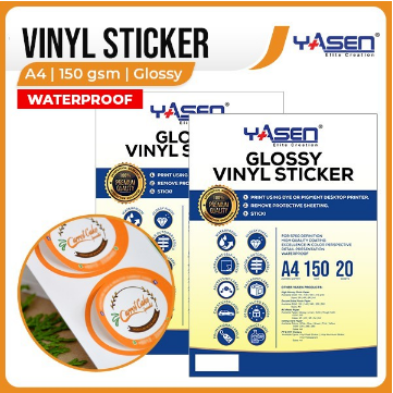 Yasen Glossy Transparent Sticker