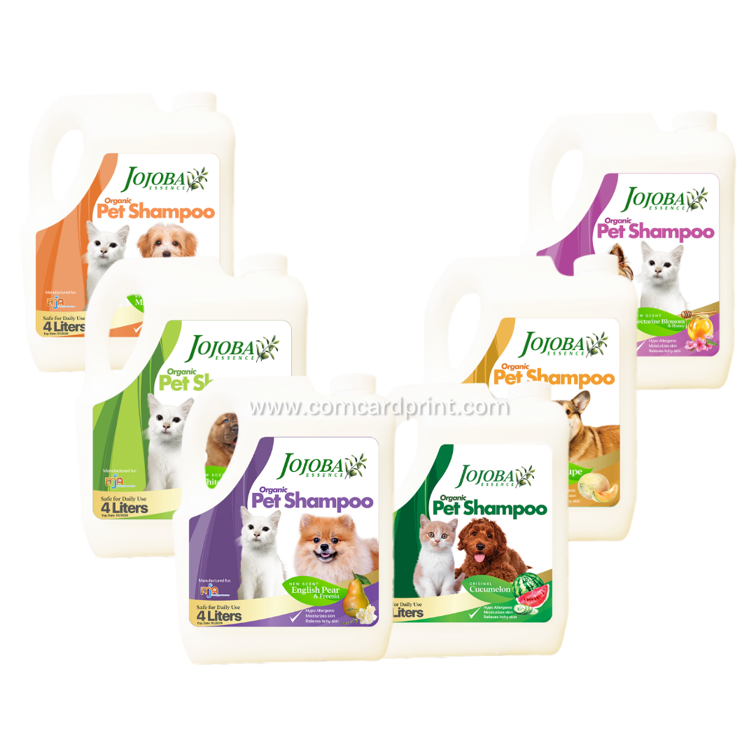 Jojoba Essence Organic Dog Shampoo (4 Liters) Comcard