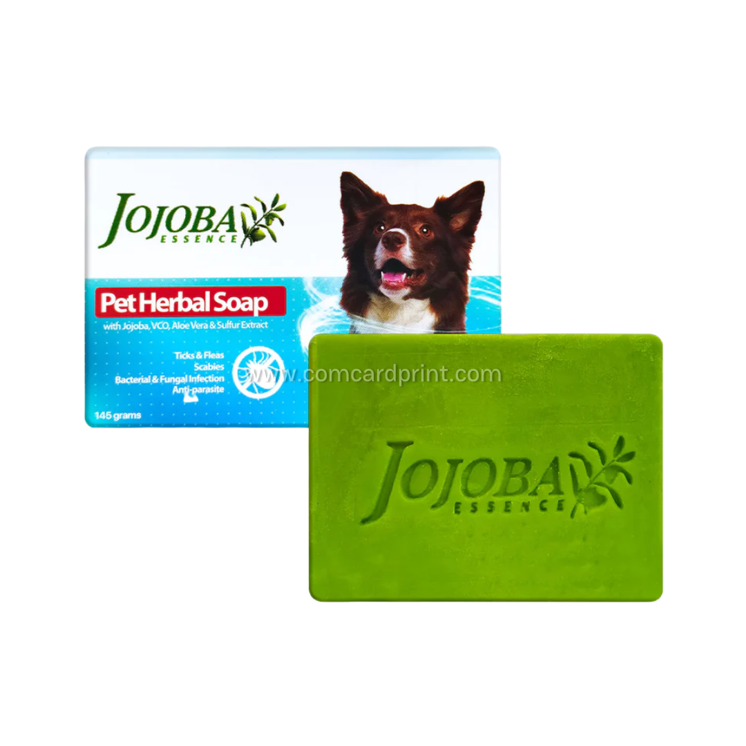 Jojoba Essence Pet Herbal Soap 145g With Jojoba, VCO, Aloe Vera And